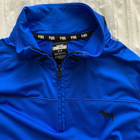 VS PINK HALF ZIP (NAVY BLUE) - Picture 2 of 3